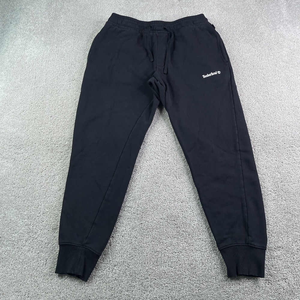Timberland Pants Mens Large Black Joggers Fleece Activewear Lounge Sweatpants